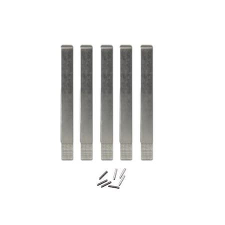 Strattec STRATTEC: GM HU100 Key Blades w/ 7 Roll Pins, PK 5 STR-5915037